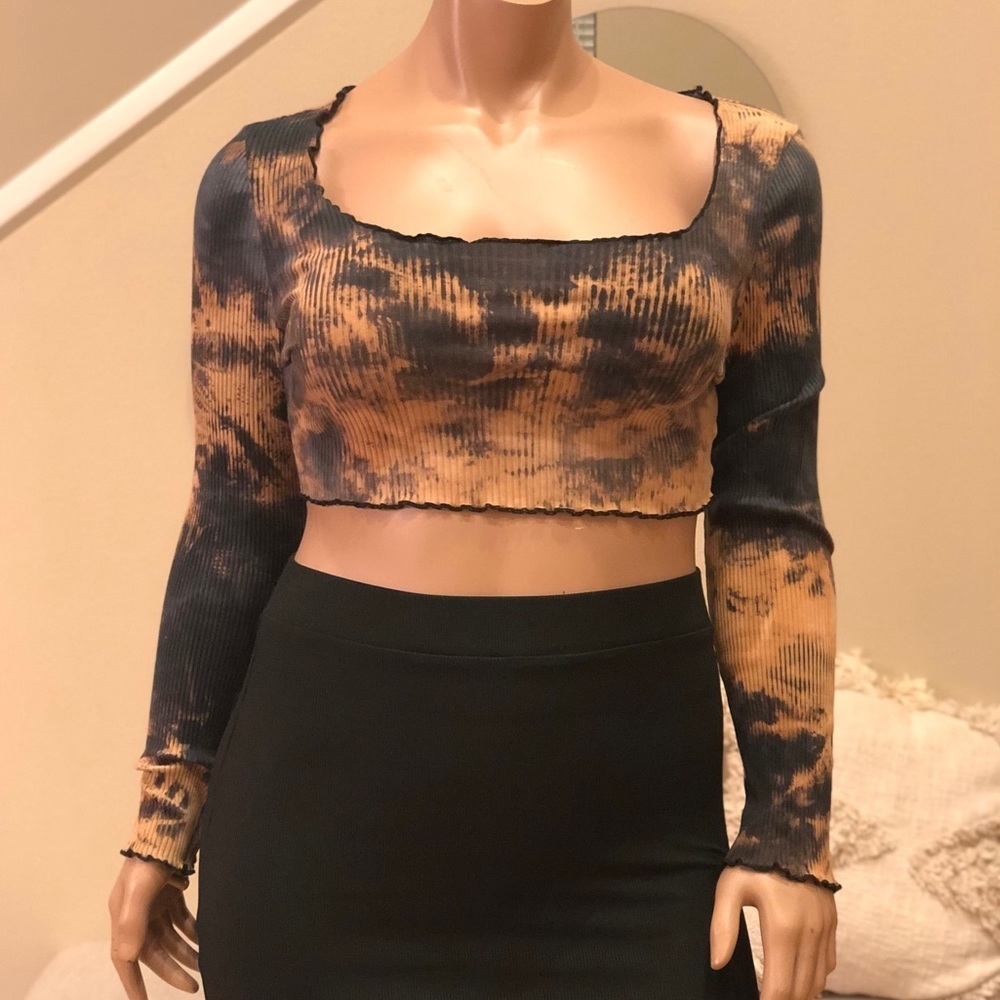 Lettuce Trim Tye Dye Top